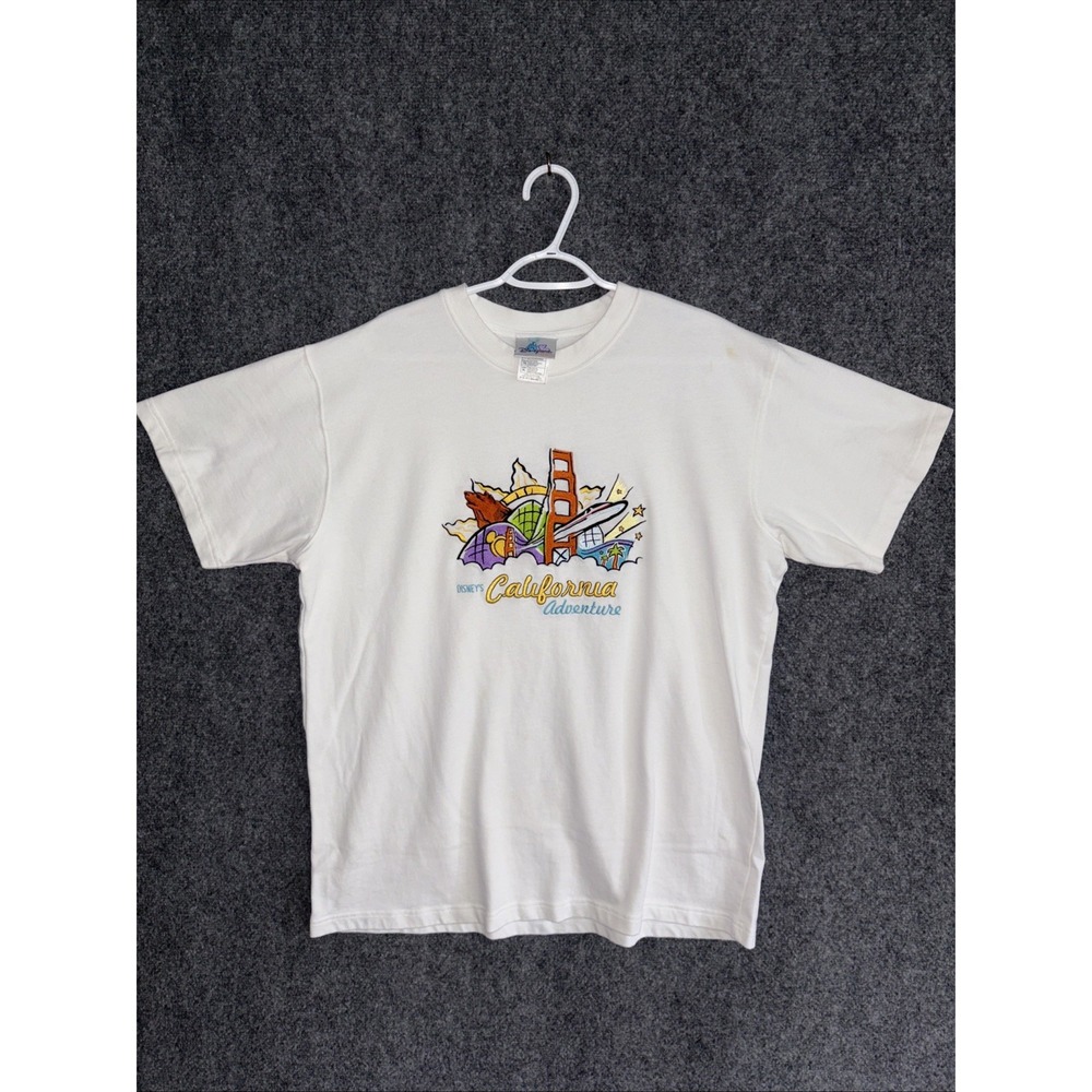 VTG Disneyland Resort California Adventure Grand Opening Tee 2001 Size XL